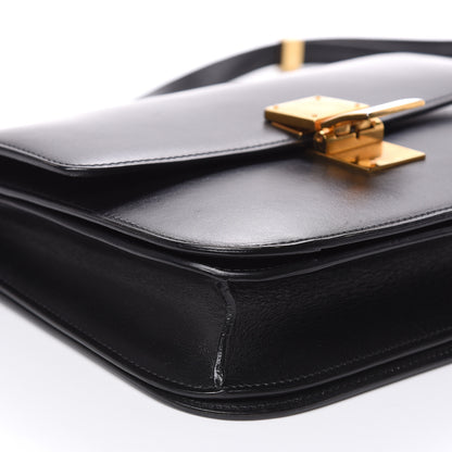 Celine Box Calfskin Medium Classic Box Flap Bag Black 10 of 13