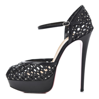 Christian Louboutin Kid Mrs 150 Pumps 38.5 Black 1 of 16