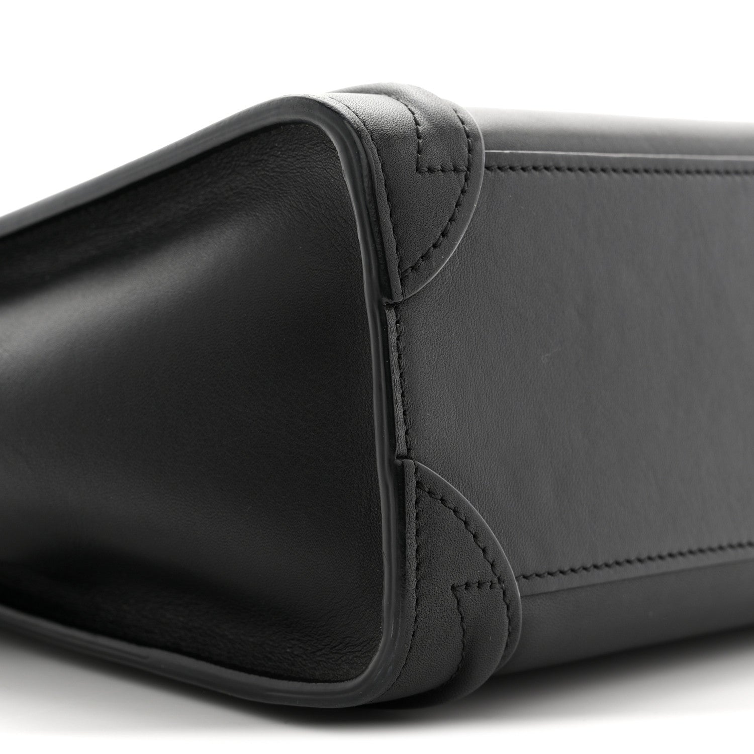 Celine Smooth Calfskin Nano Luggage Black 9 of 11