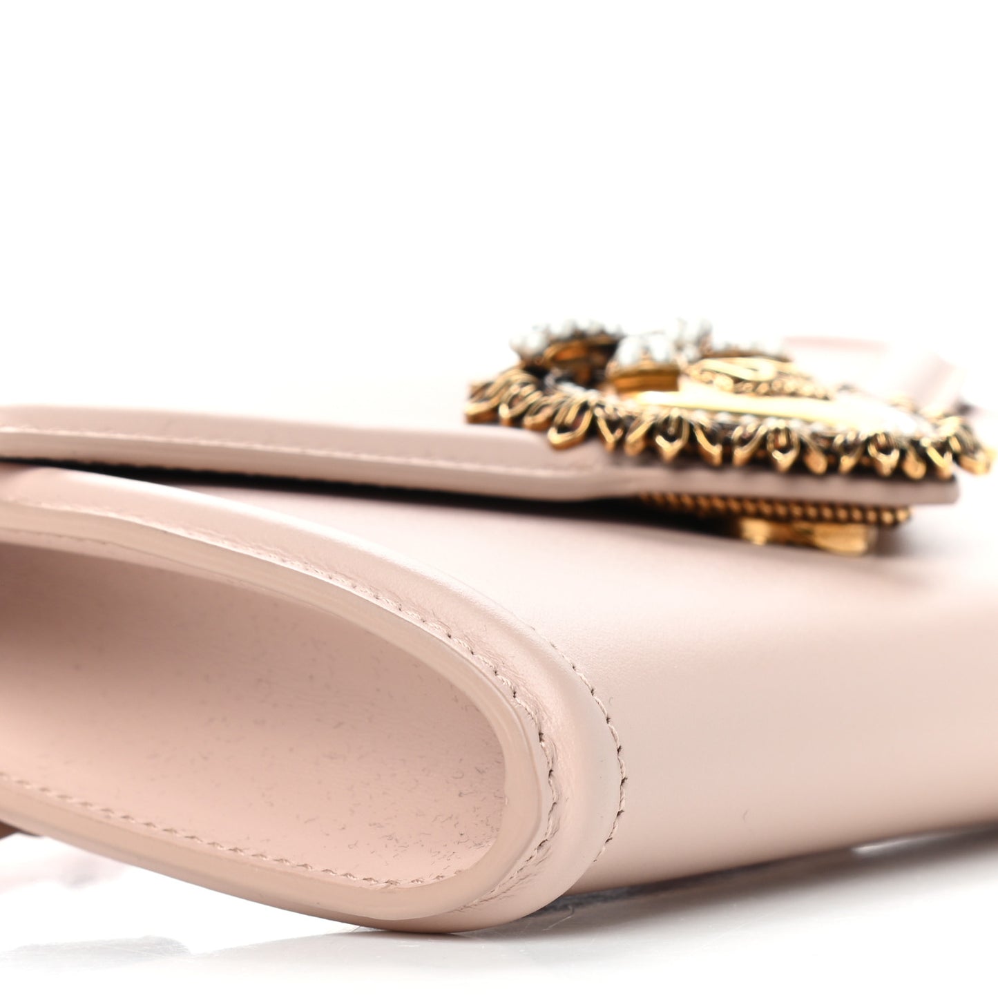 Agnello Vitello Devotion Belt Bag 85 34 Rosa Laminato