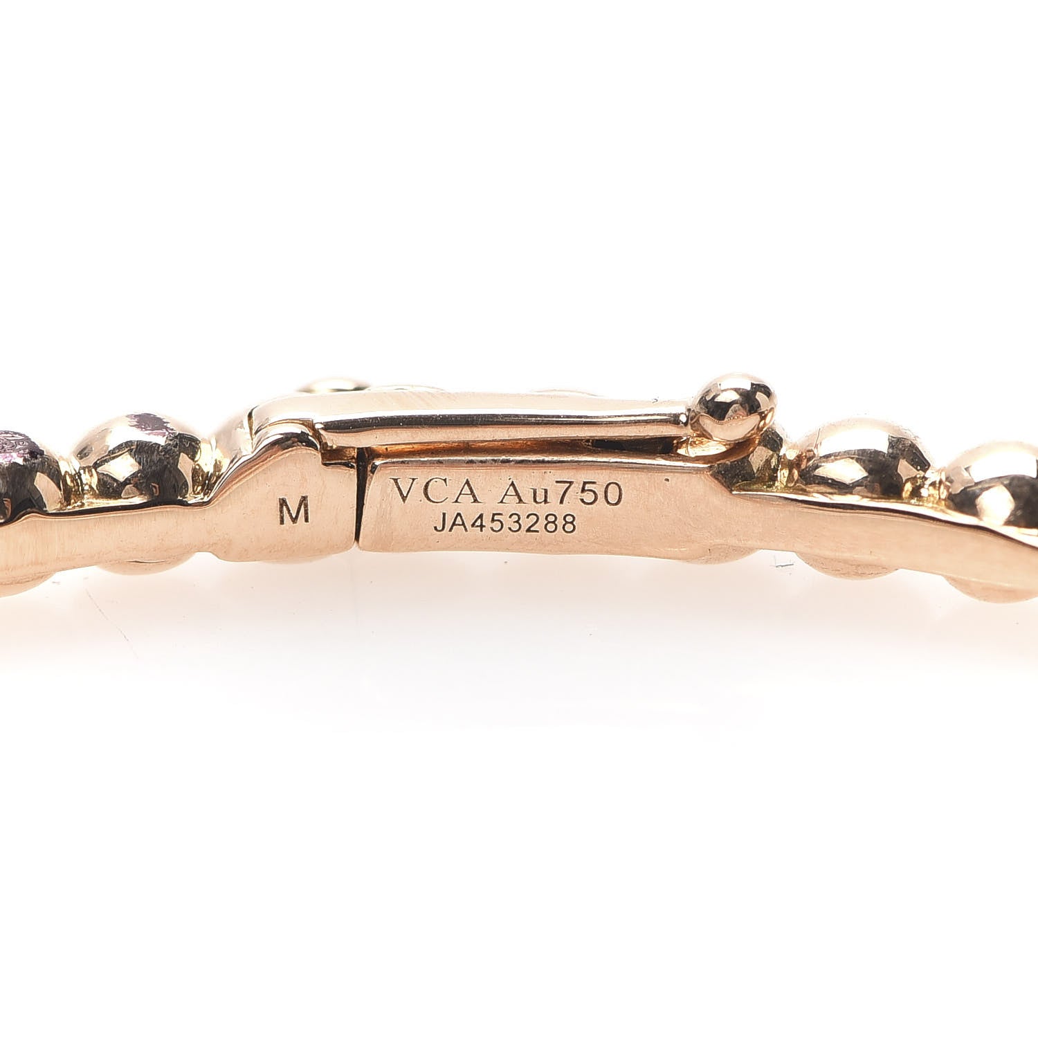 Van Cleef & Arpels 18K Rose Gold Perlee Pearls of Gold Bracelet M 4 of 6