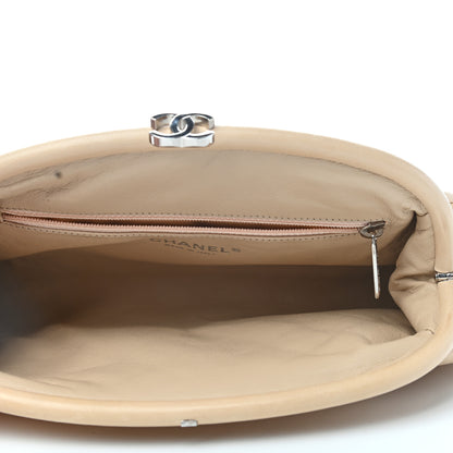 Chanel Lambskin Quilted Timeless Clutch Beige Clair 5 of 7