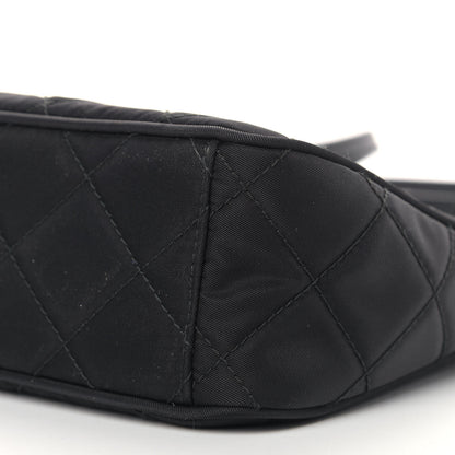 Prada Nylon Tessuto Impuntu Quilted Crossbody Bag Black 9 of 10