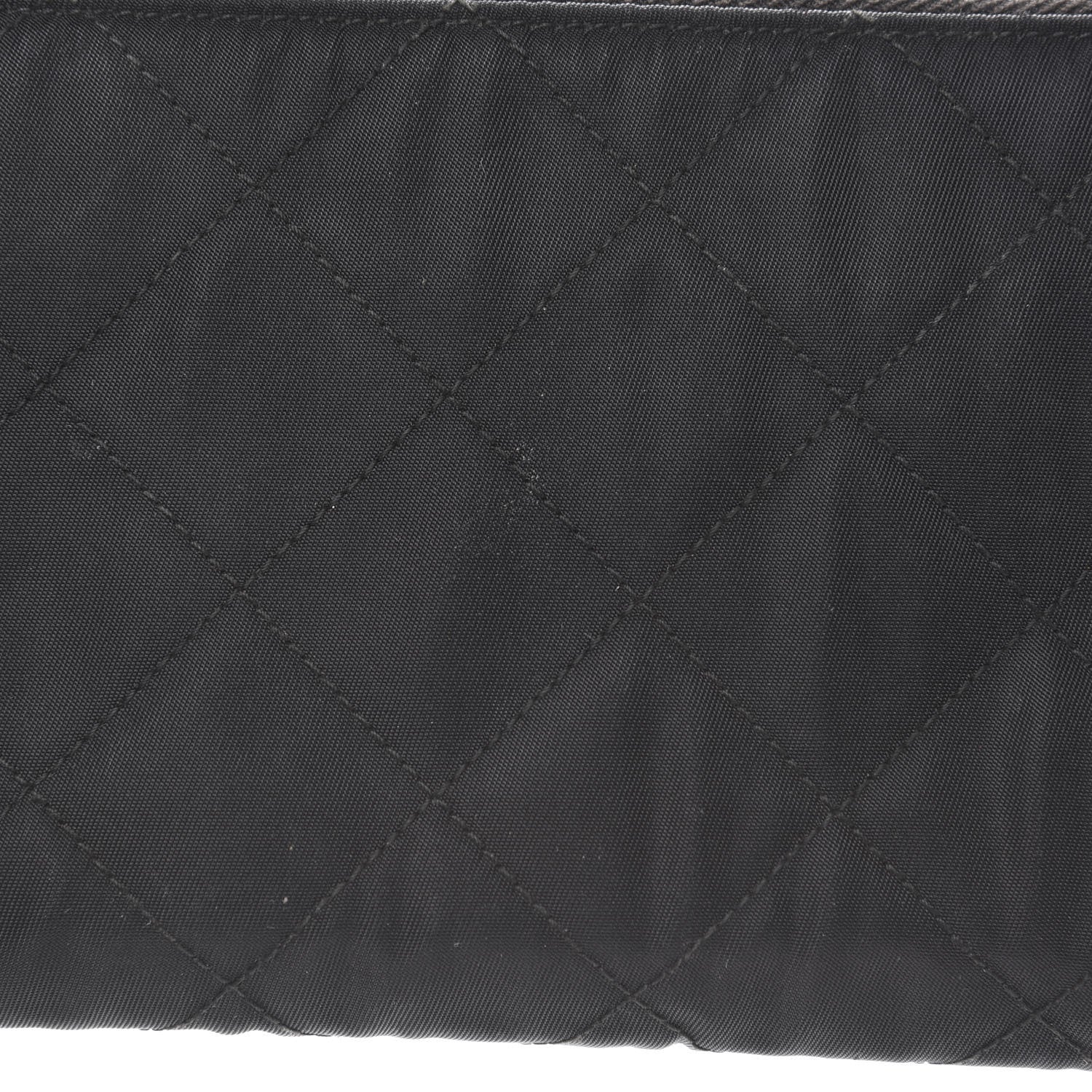 Prada Tessuto Nylon Quilted Zip Around Wallet Black 10 of 10