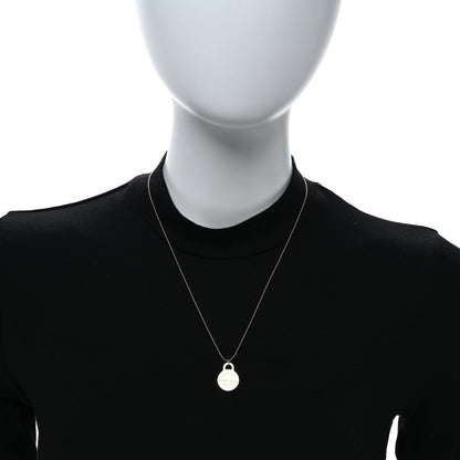Tiffany 18K Yellow Gold Return to Tiffany Round Charm Necklace 3 of 4