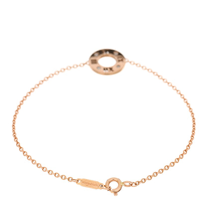 Tiffany 18K Rose Gold Diamond Atlas Pierced Bracelet 2 of 4