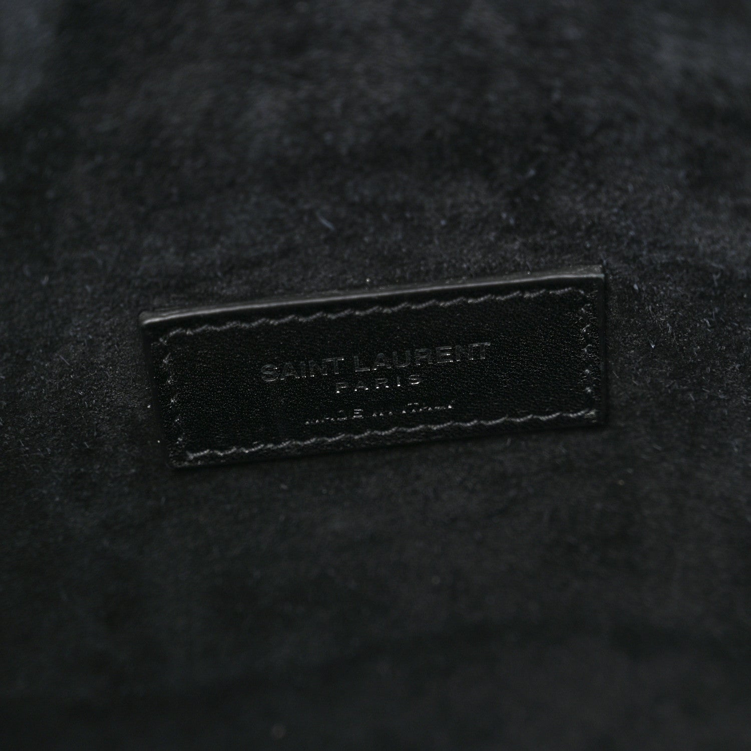 Saint Laurent Calfskin Crocodile Embossed Small Sac de Jour Black 6 of 9