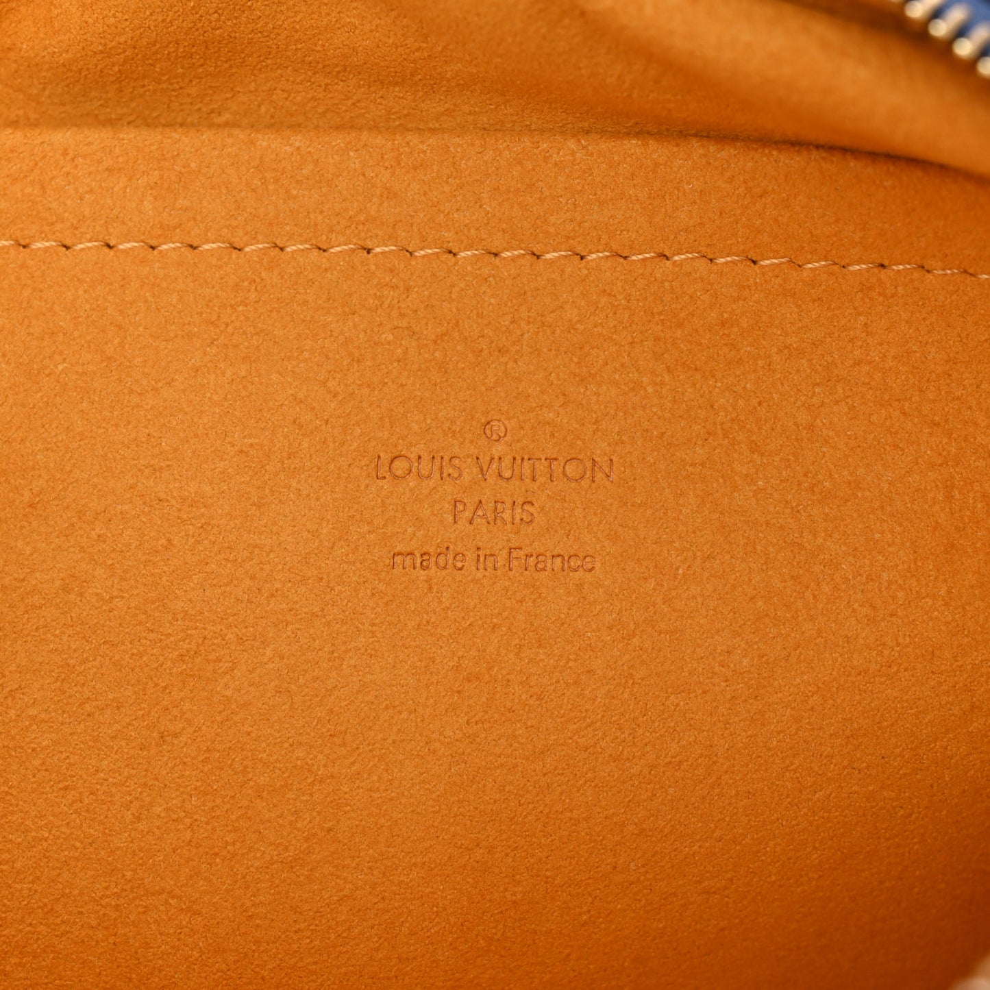 LOUIS VUITTON Monogram Denim Bum Bag Blue
