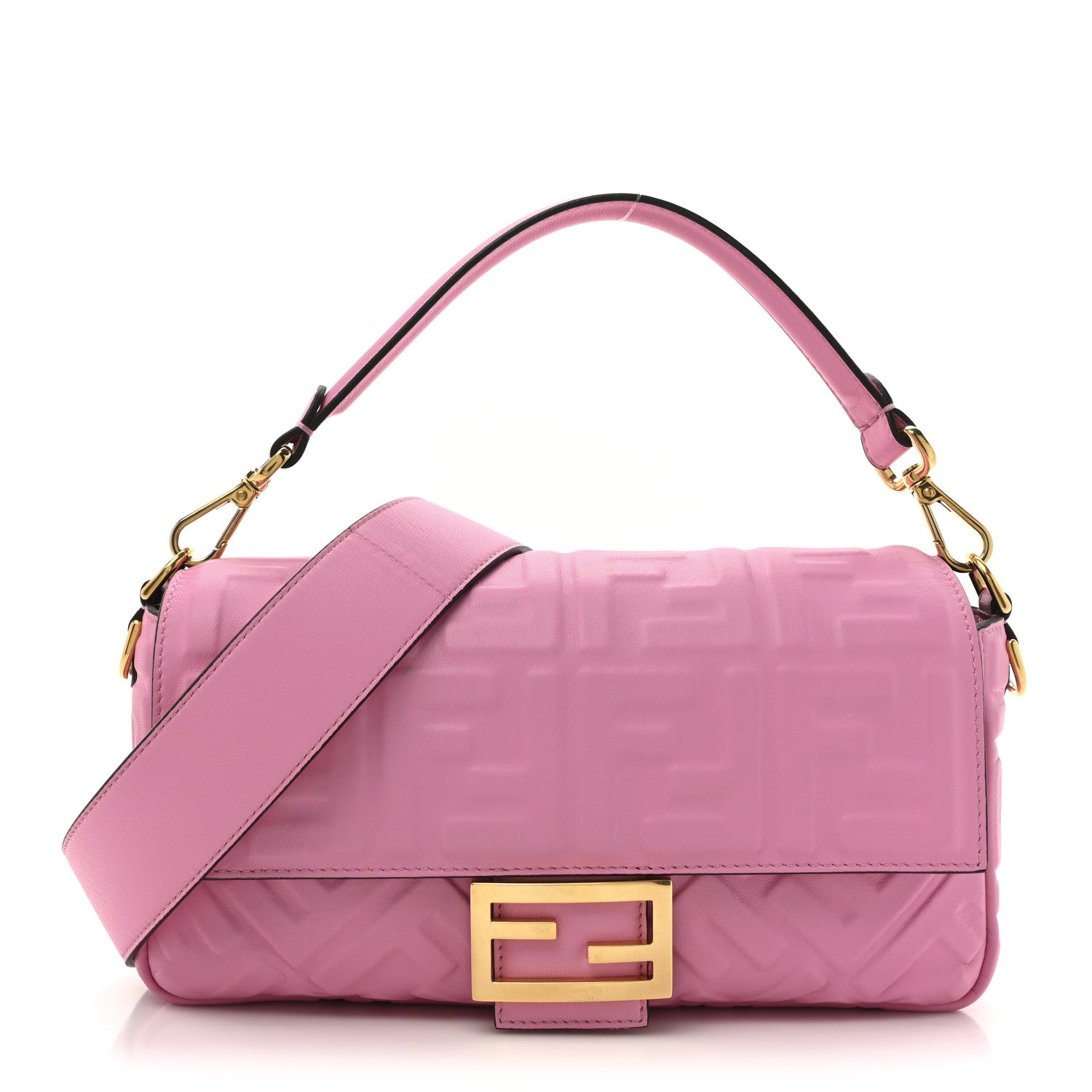 新品同様　FENDI バゲット ピンクナッパレザー バッグ 新品同様 美品 FENDI バゲット ピンクナッパレザー バッグ - メルカリ