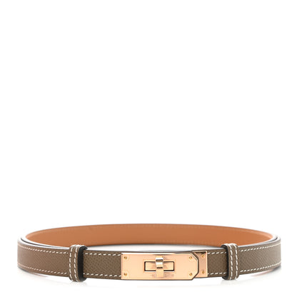 Hermes Epsom Kelly Belt Etoupe 1 of 4