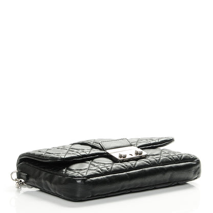 Christian Dior Lambskin Cannage New Lock Pouch Black 4 of 6