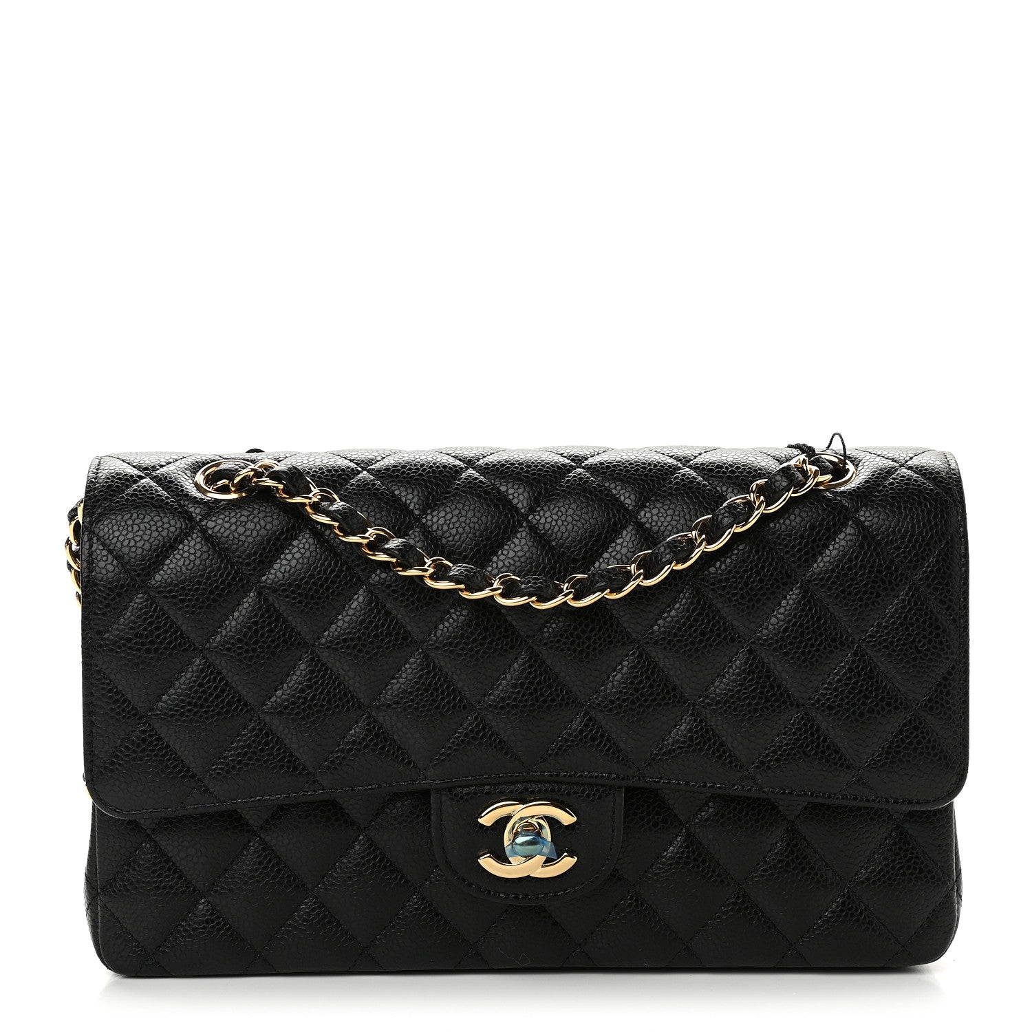 Chanel Caviar Quilted Medium Double Flap Black 1 of 9