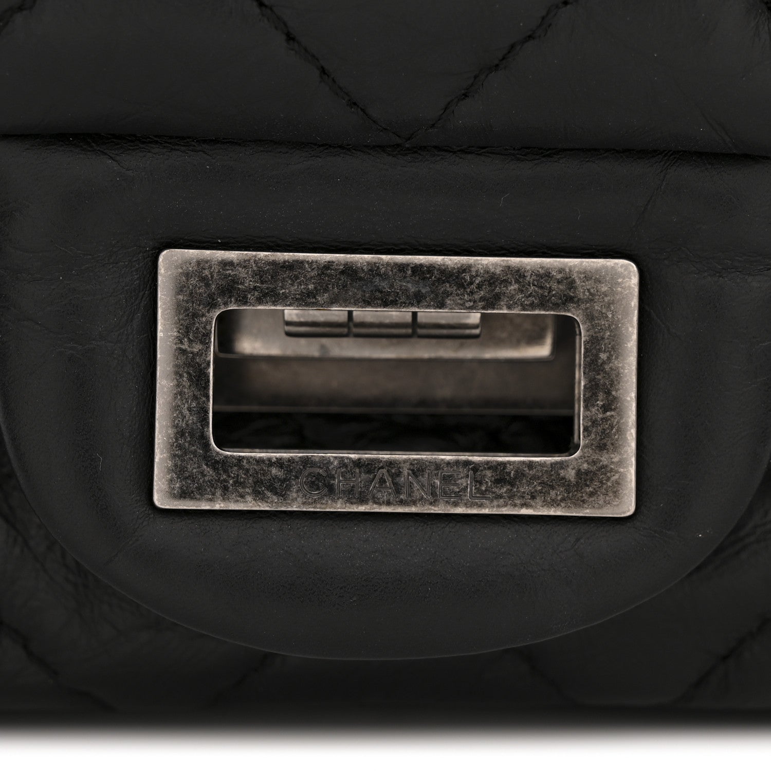 Chanel Aged Calfskin Quilted 2.55 Reissue 227 Flap Black 11 of 13