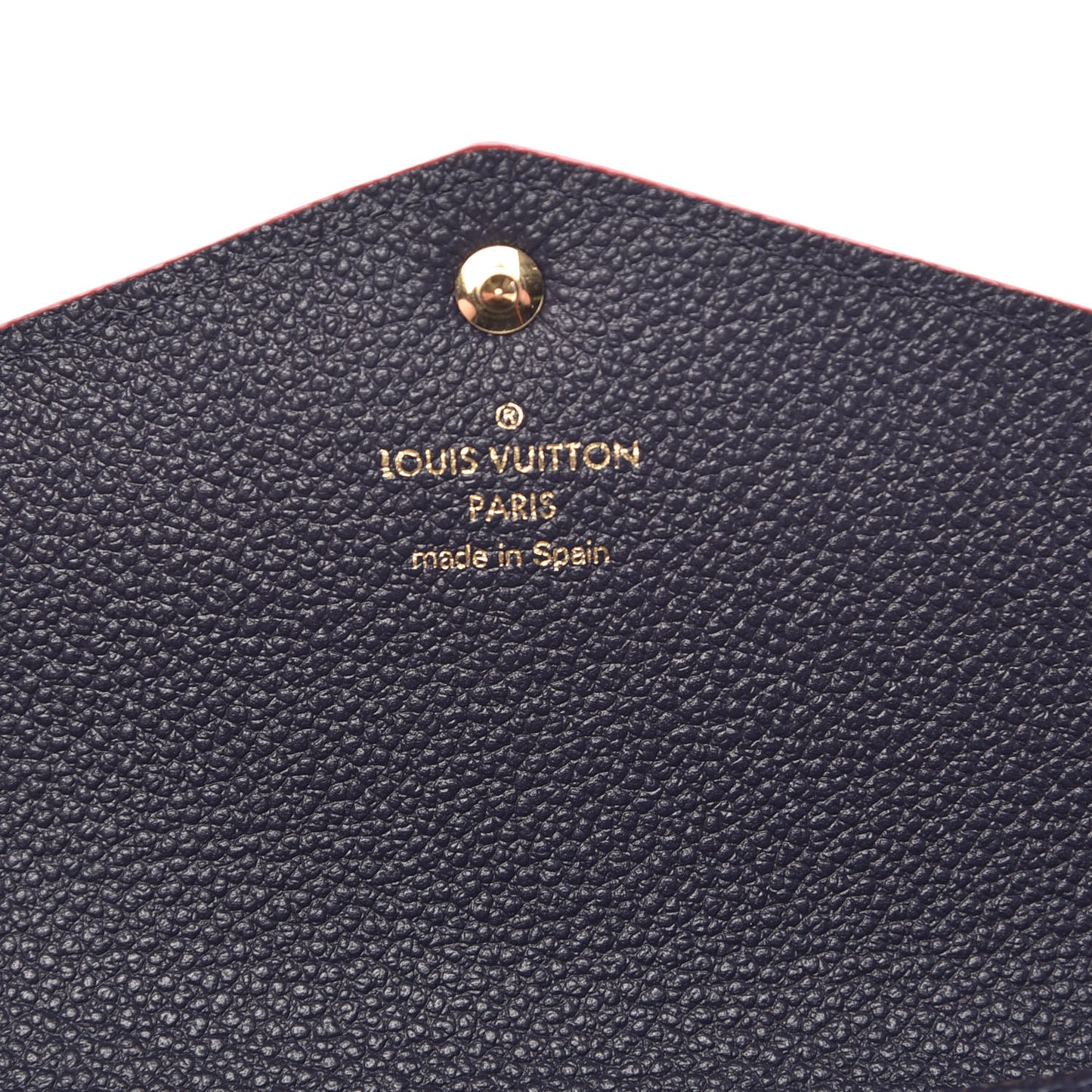 Empreinte Sarah Wallet NM Marine Rouge