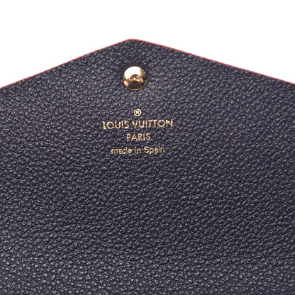 Louis Vuitton Empreinte Sarah Wallet NM Marine Rouge 6 of 8