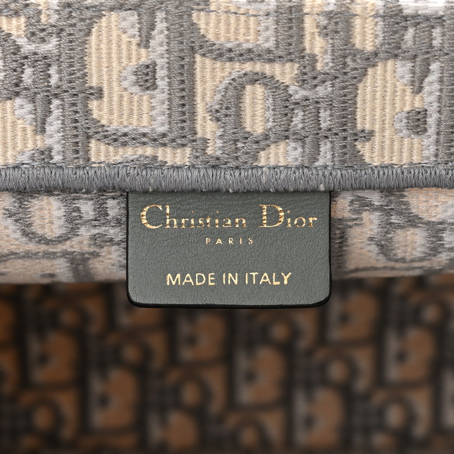 Christian Dior Oblique Medium Book Tote Grey 6 of 10