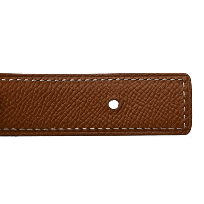 Hermes Swift Epsom 24mm Mini Constance H Belt 75 Black Gold 7 of 8