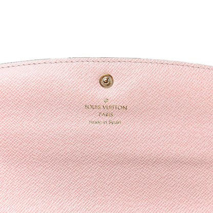 Louis Vuitton Monogram Emilie Wallet Rose Ballerine 6 of 7