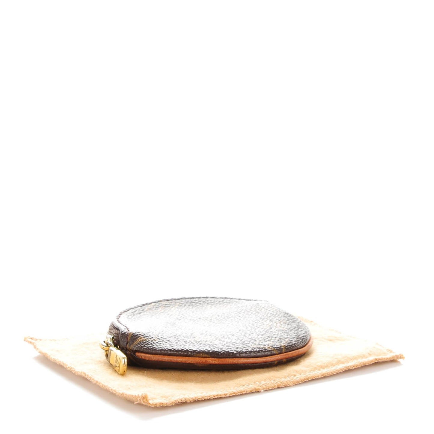 Monogram Round Coin Purse