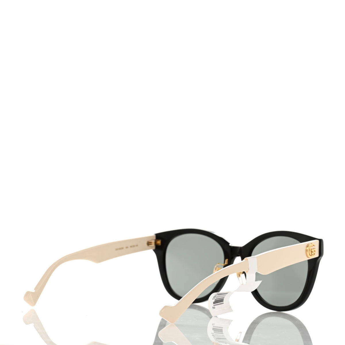Gucci Acetate Square Frame Sunglasses GG1000SK Black White 4 of 9