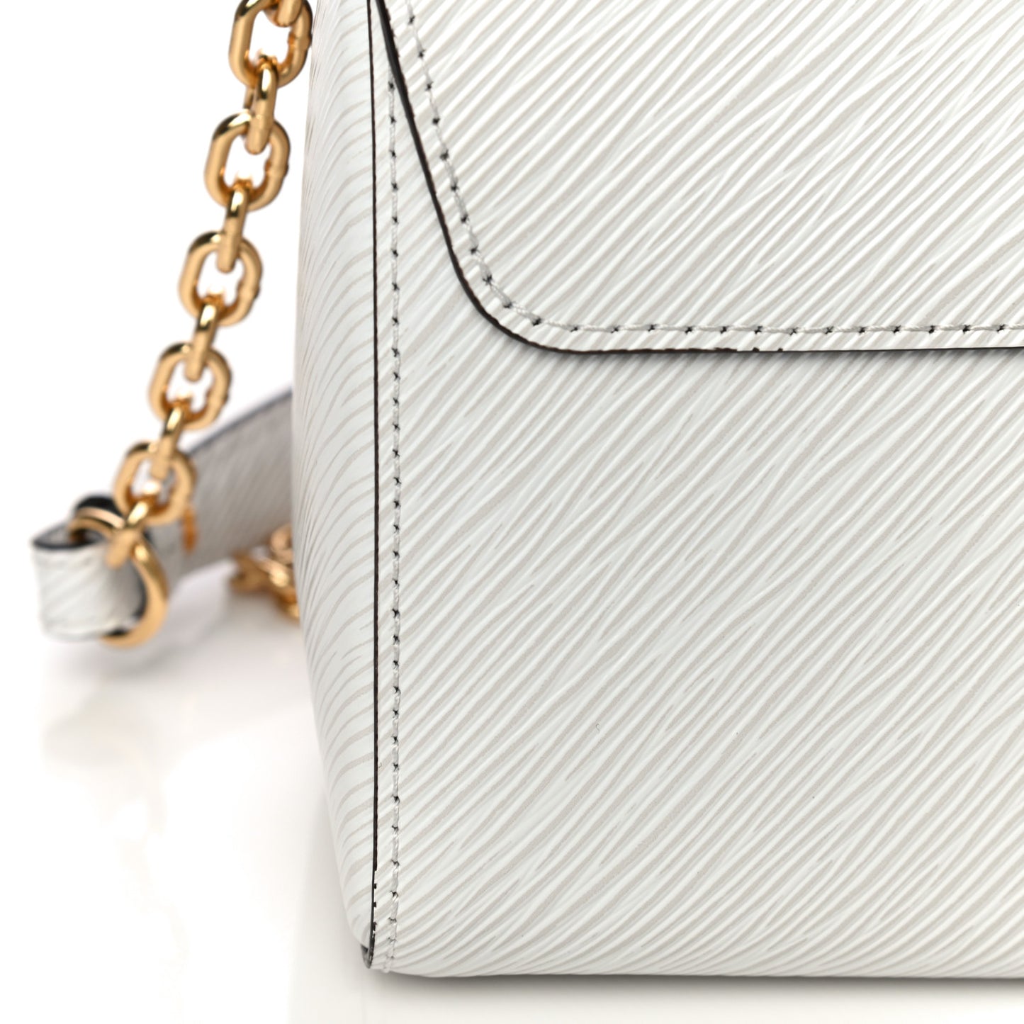 Epi Twist Shoulder Bag PM White