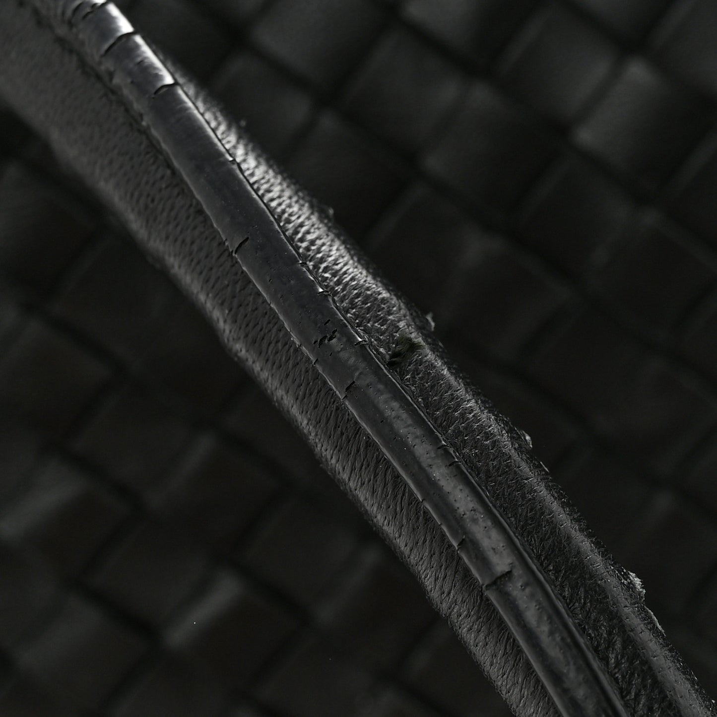 Nappa Intrecciato Ayers Brick Tote Black