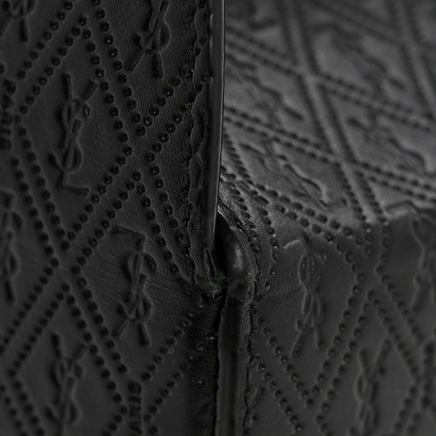 Saint Laurent Calfskin Monogram Take Away Box Black 13 of 13