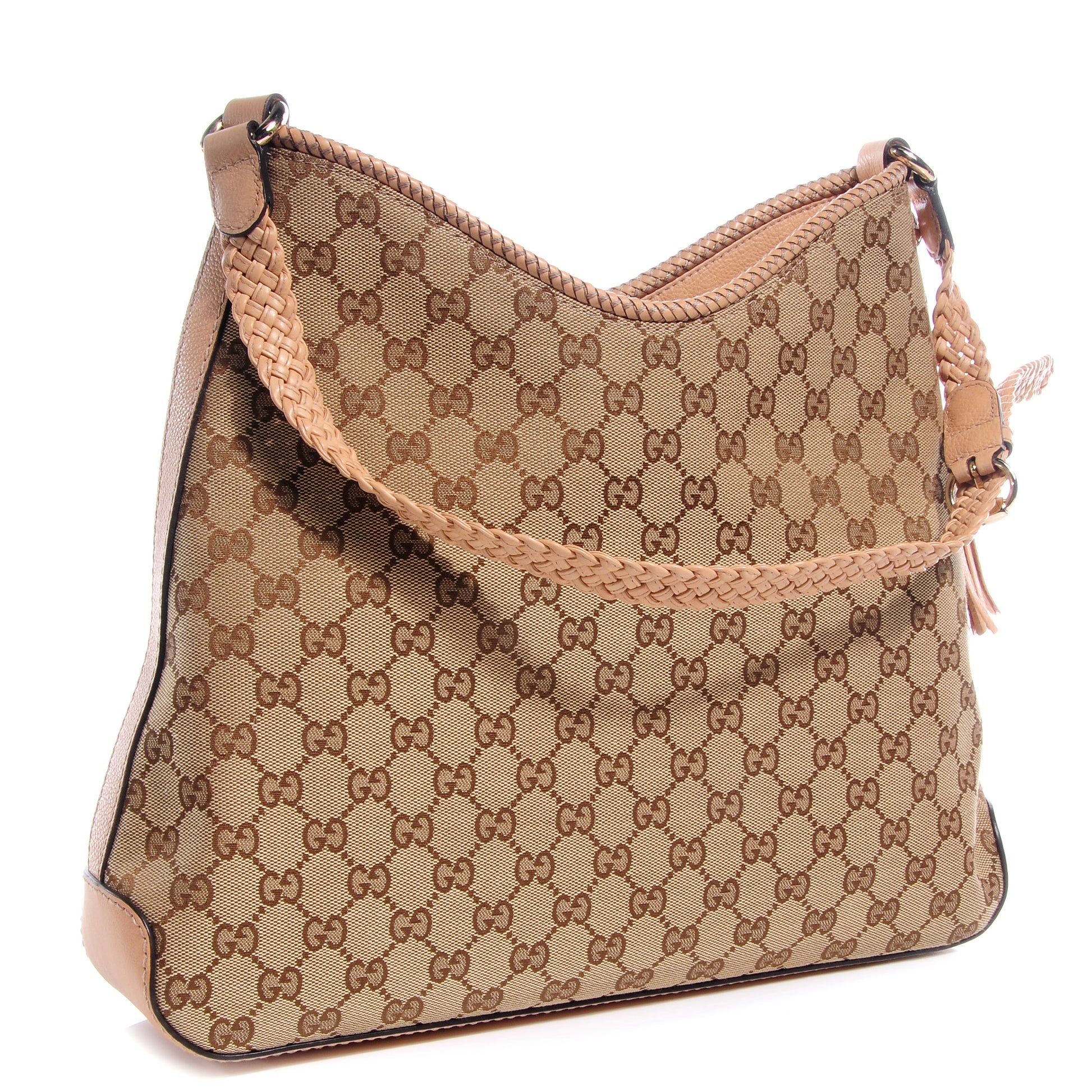 Gucci Monogram Medium Marrakech Hobo Light Rose 3 of 7