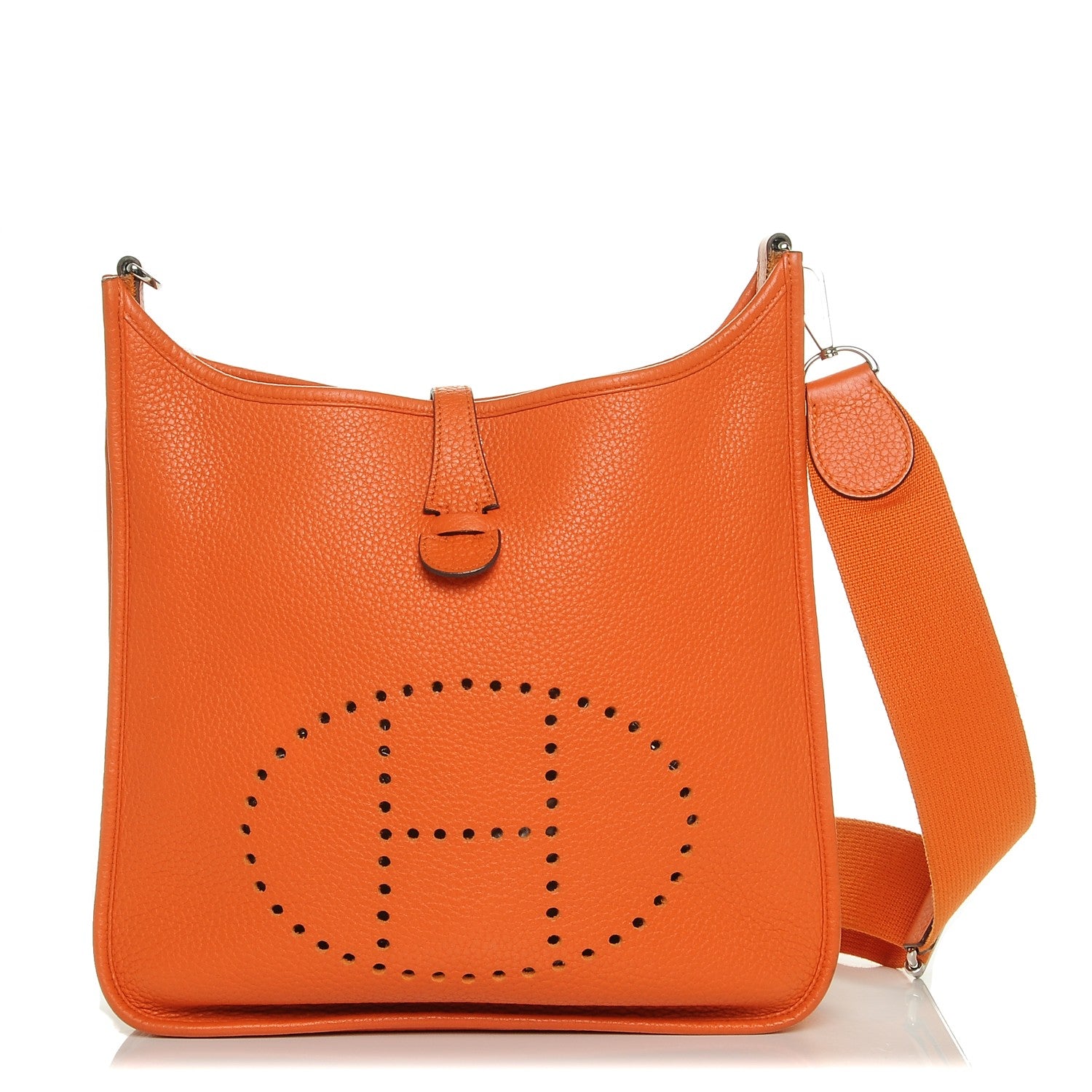 Hermes Taurillon Clemence Evelyne III PM Orange 1 of 7