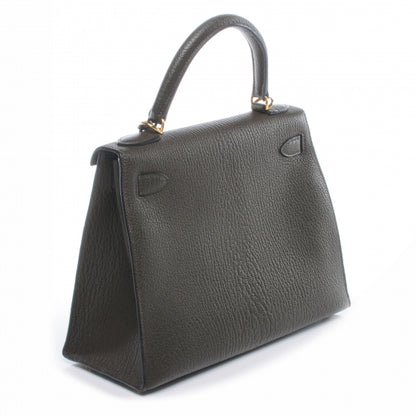 Hermes Chevre Kelly Sellier 28 Vert Bronze 3 of 10