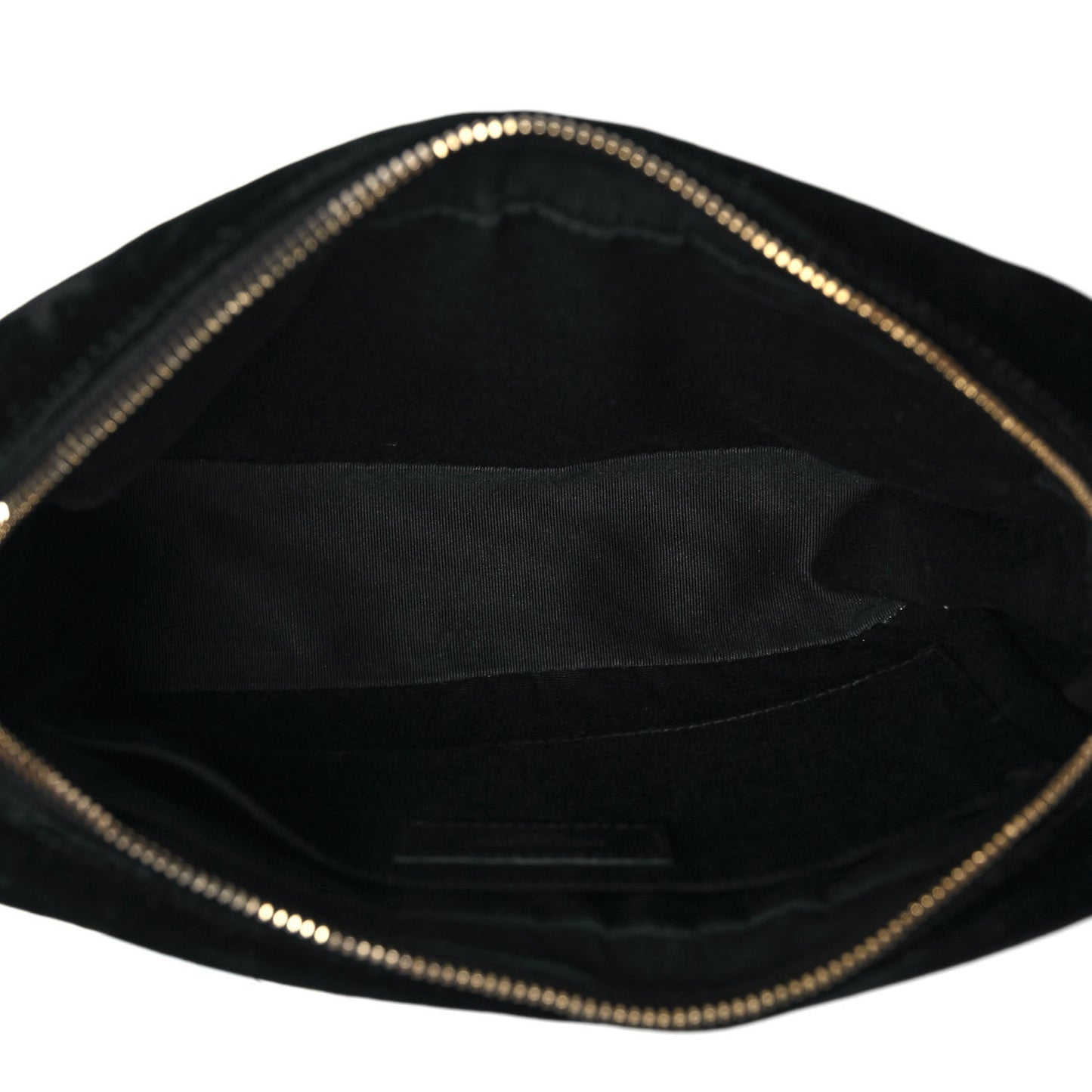 Velvet Matelasse Monogram Lou Camera Bag Black