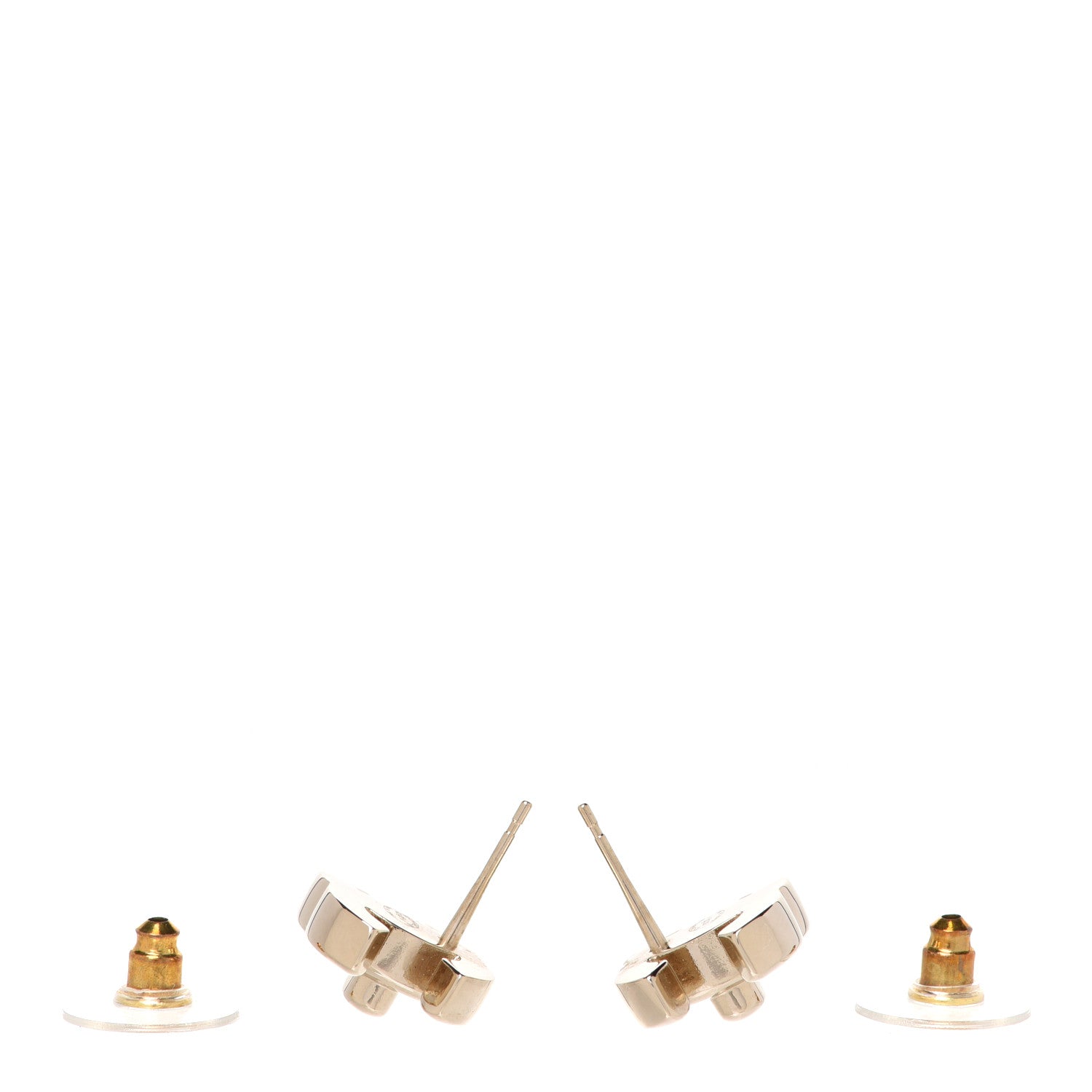 Chanel Metal CC Turnlock Earrings Gold 3 of 5