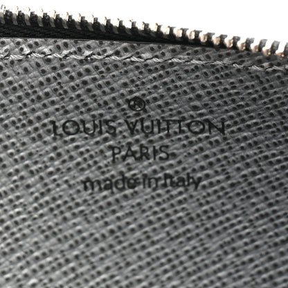 Louis Vuitton Taigarama Coin Card Holder Gunmetal 6 of 9