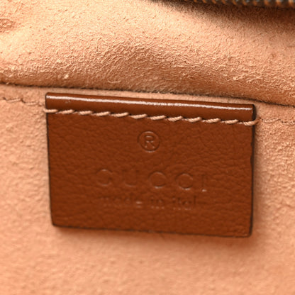 Gucci Glazed Calfskin Matelasse Diagonal Small GG Marmont Chain Shoulder Bag Cuir 6 of 13