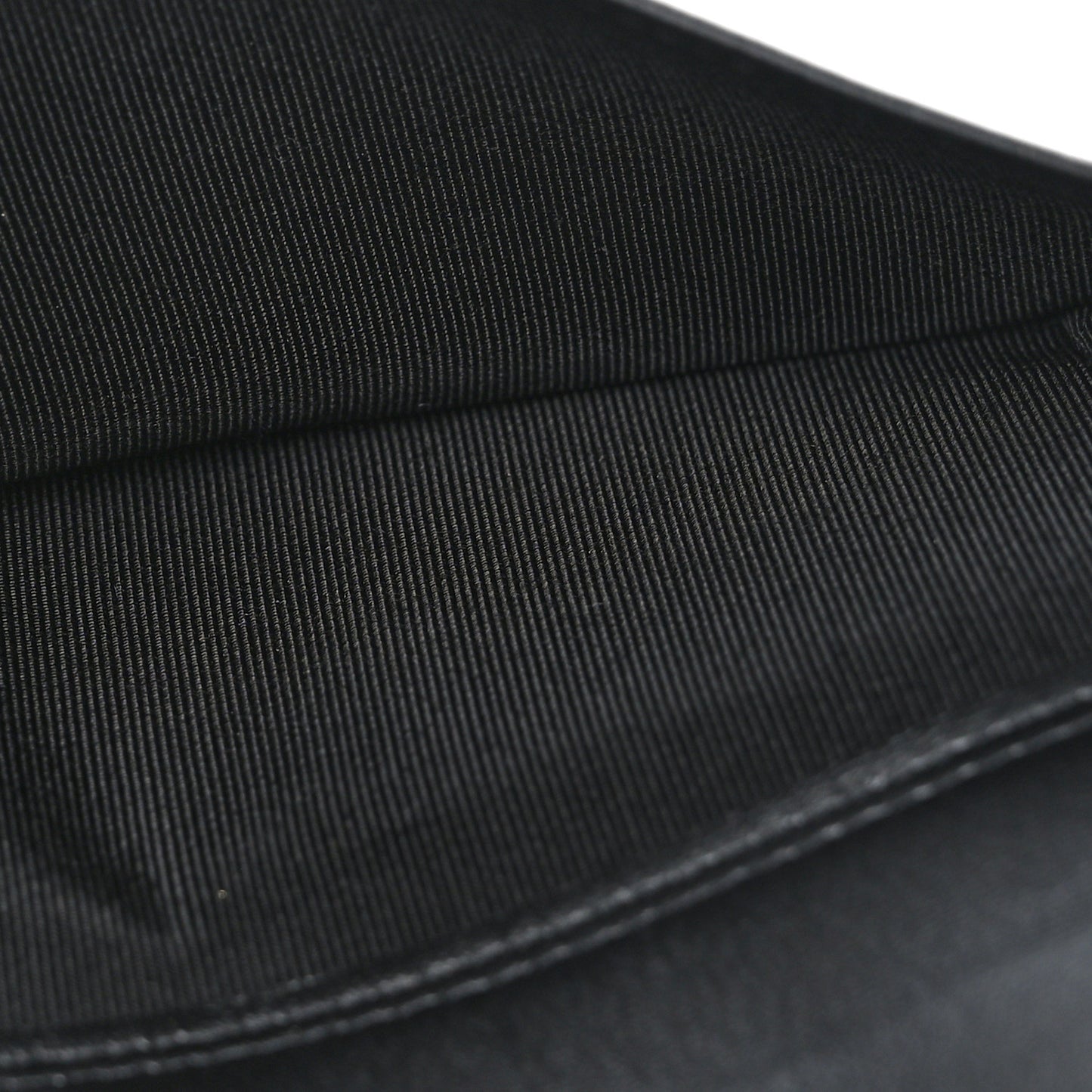 Lambskin Quilted Large Flap Wallet Black