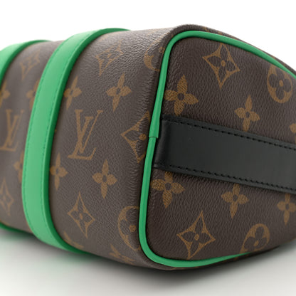 Louis Vuitton Monogram Macassar Keepall Bandouliere 25 Minty Green 9 of 9