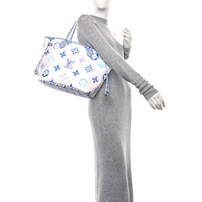 Louis Vuitton Monogram Giant By The Pool 2.0 Neverfull MM Blue 3 of 9