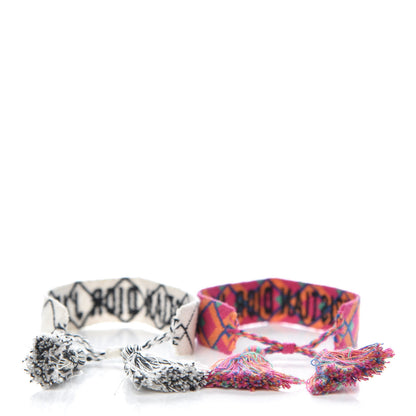 Christian Dior Woven Cotton J'Adior Friendship Bracelet Set 3 of 3