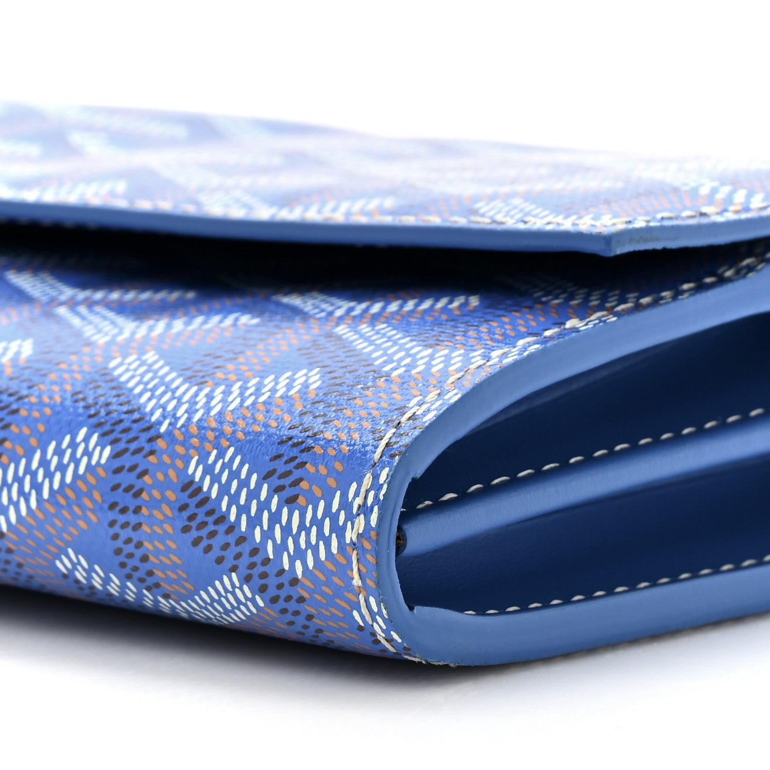 Goyard Goyardine Varenne Continental Wallet Sky Blue 9 of 10