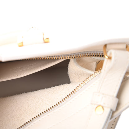 Saint Laurent Calfskin Small Classic Y Cabas White 9 of 10