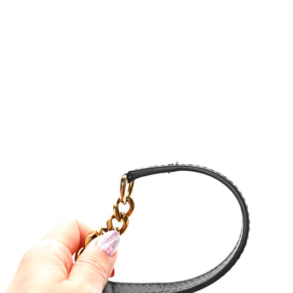 Louis Vuitton Calfskin New Wave Chain MM Black 9 of 9