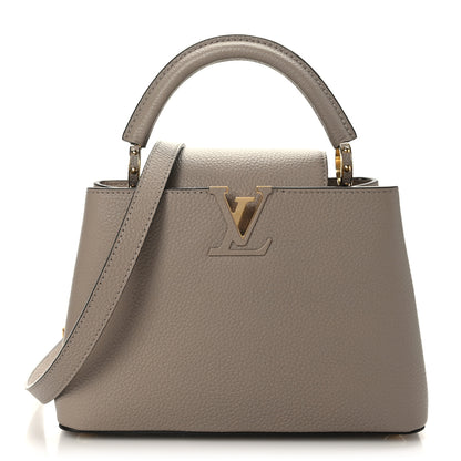 Louis Vuitton Taurillon Capucines BB Galet 1 of 8