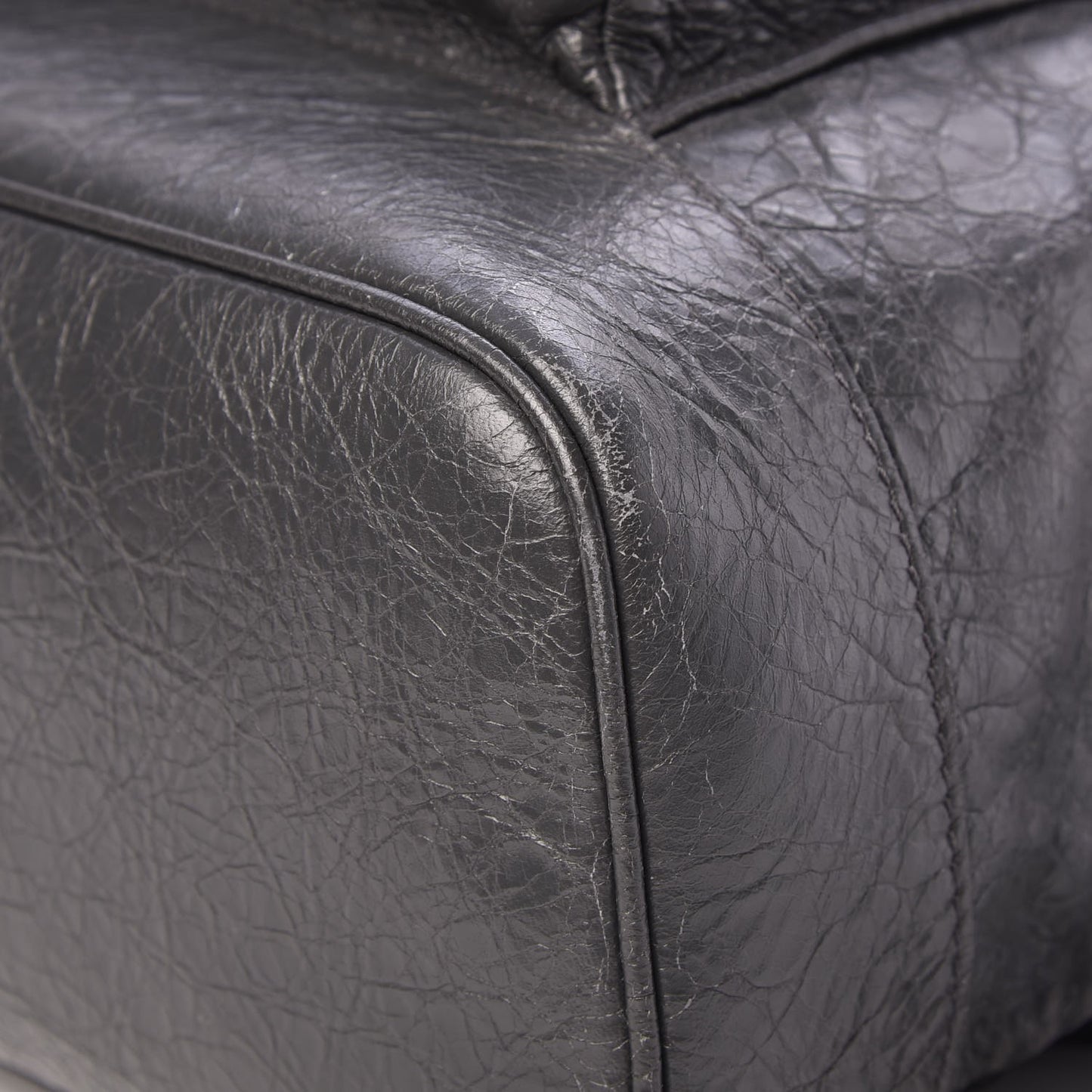 Agneau Classic Hardware Backpack Gris Fossile