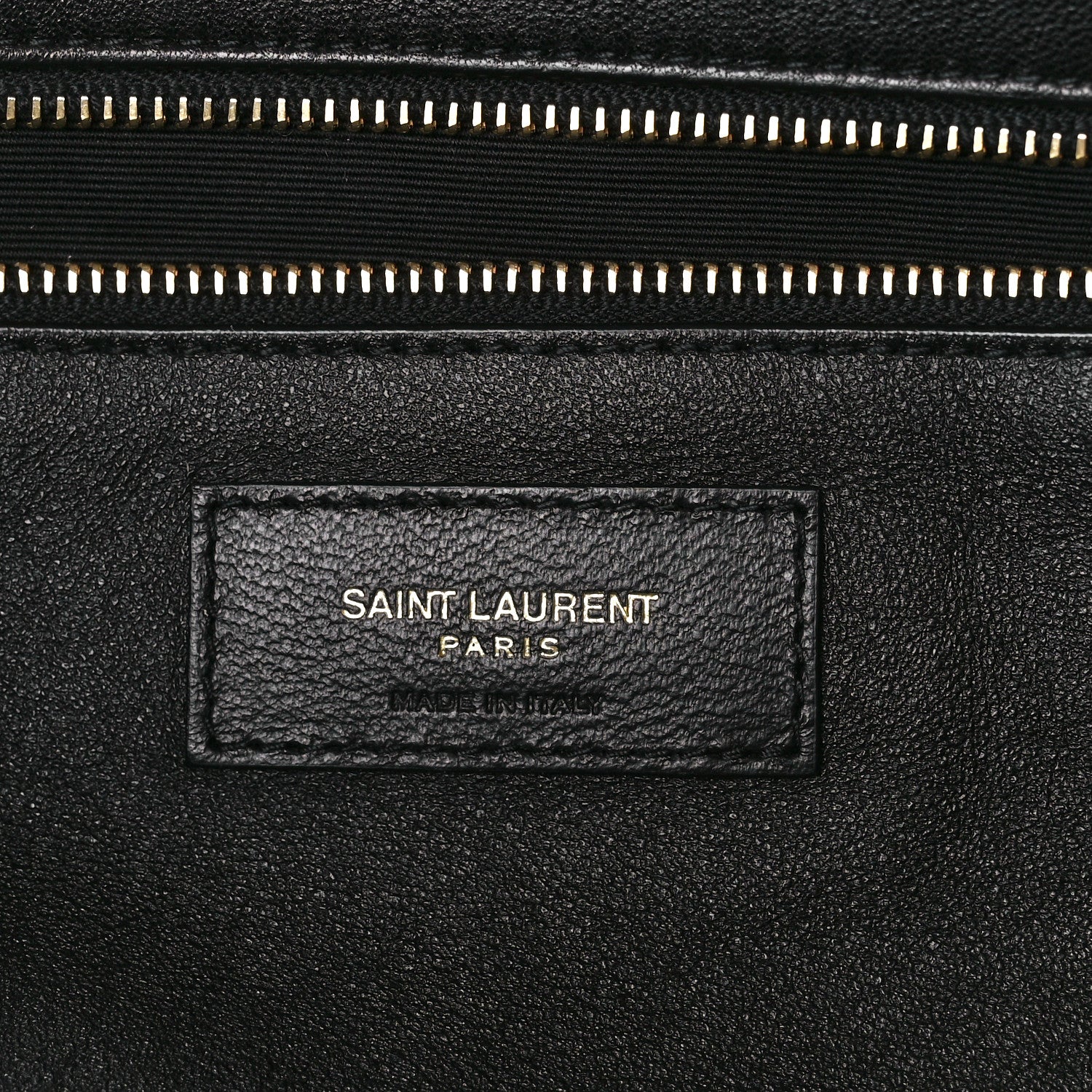 Saint Laurent Lambskin Quilted Sade Puffer Envelope Clutch Black 7 of 13