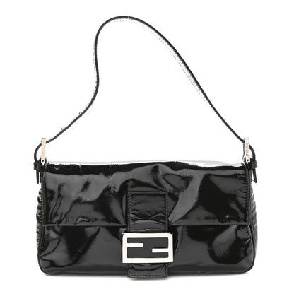 Fendi Patent Baguette Black 1 of 10