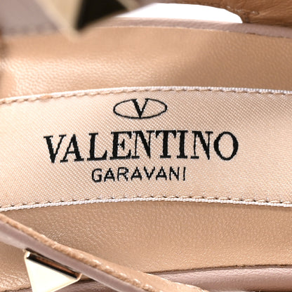 Valentino Garavani Patent Nappa Rockstud Ankle Strap 100mm Pumps 36.5 Green Tea Sorbet Poudre 8 of 10