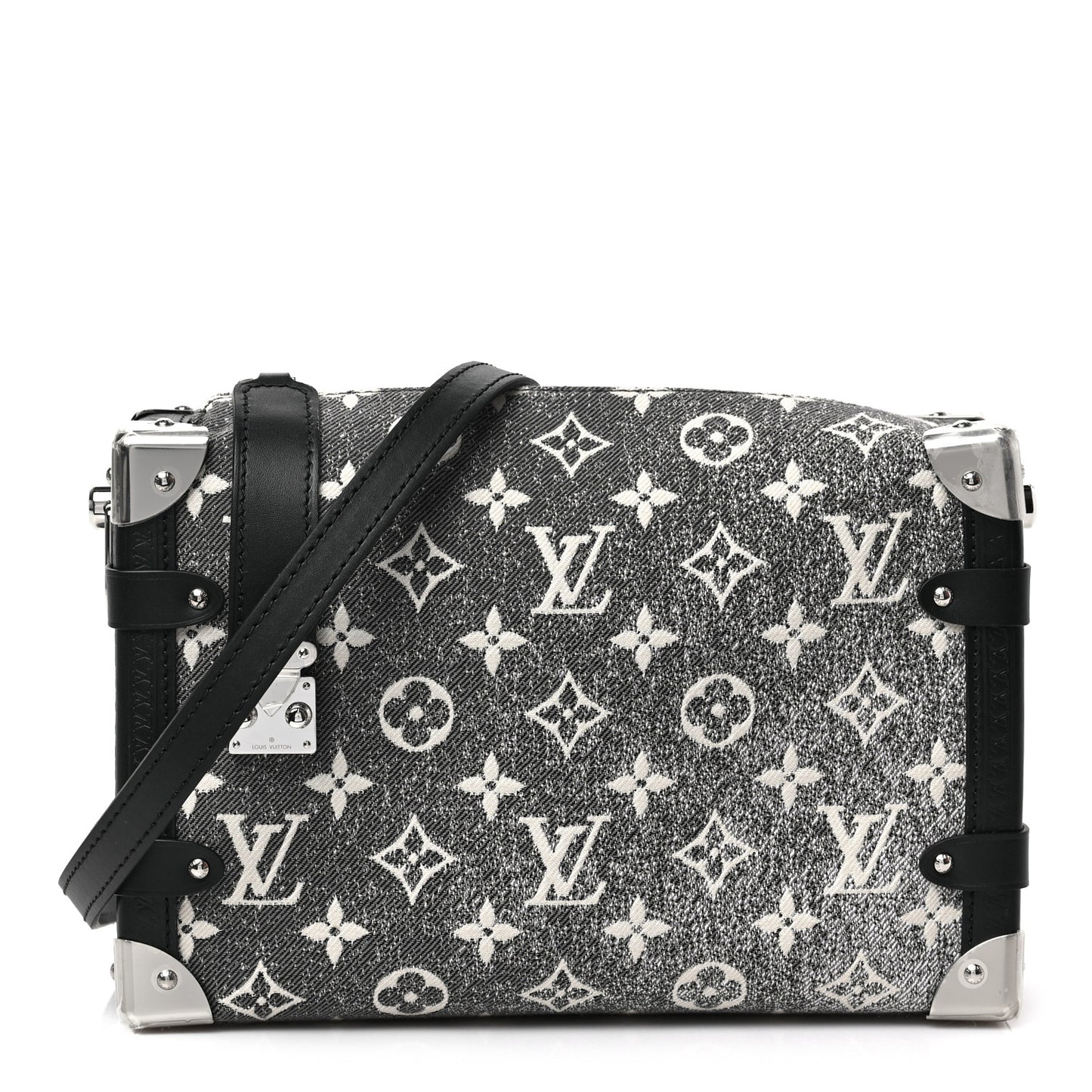 Monogram Jacquard Denim Side Trunk Grey