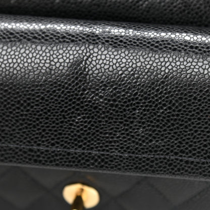 Chanel Caviar Quilted Small Double Flap Black 11 of 14