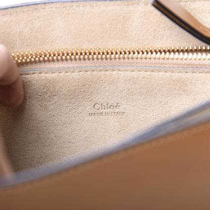 Chloe Suede Calfskin Medium Faye Shoulder Bag Mustard Brown 6 of 12