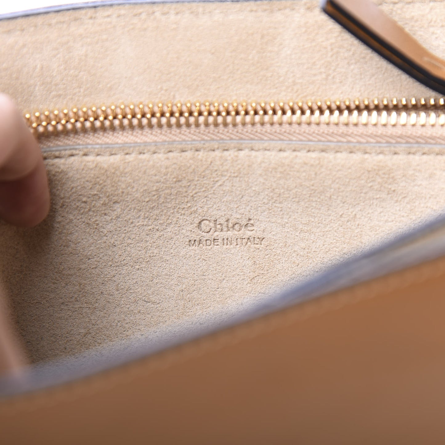 Suede Calfskin Medium Faye Shoulder Bag Mustard Brown